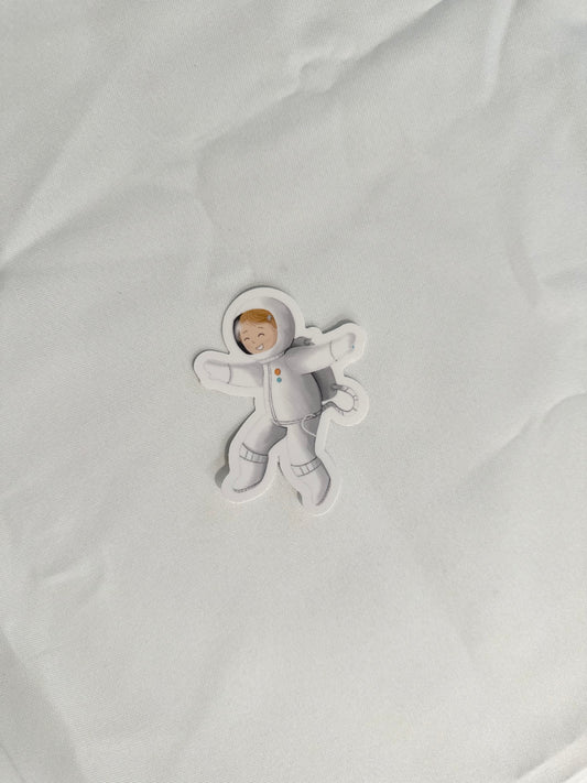 Cora Jane Astronaut Sticker
