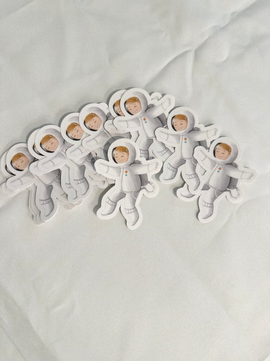 Cora Jane Astronaut Sticker